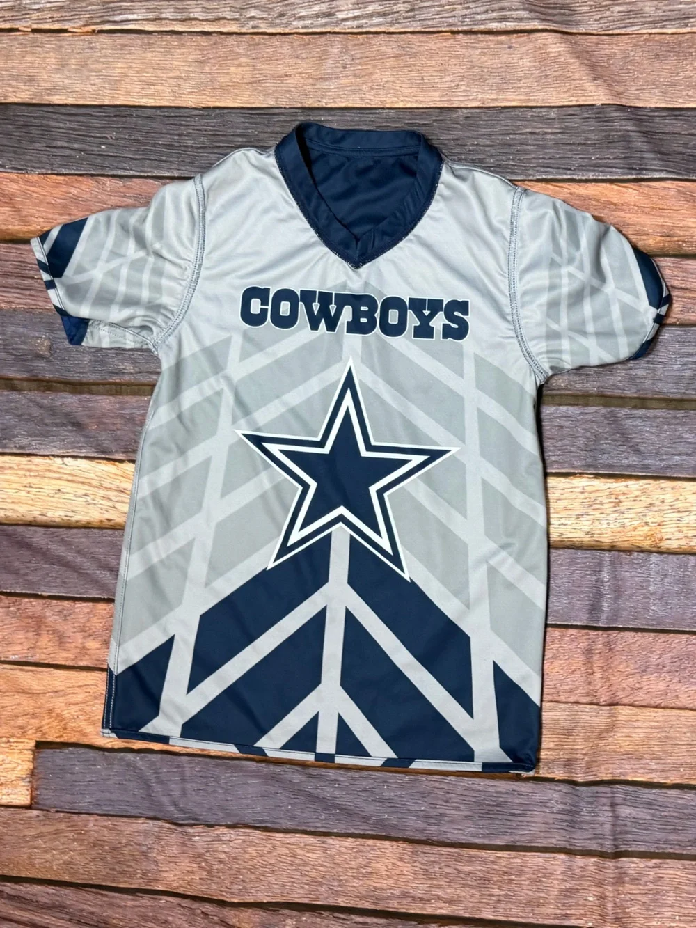 Dallas Cowboys NFL Football Boys Youth Kids Flag Football Reversible Jersey